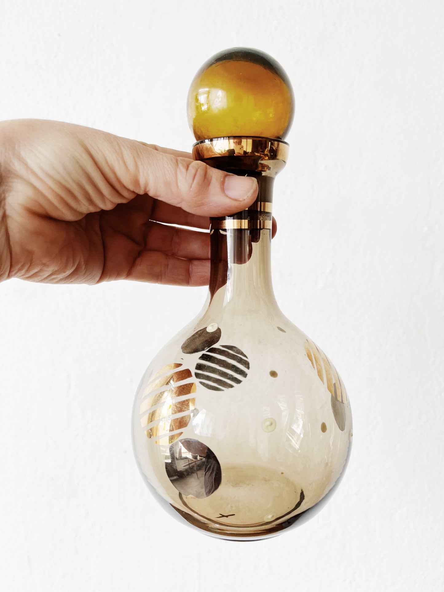 Mid Century Blown Glass Decanter