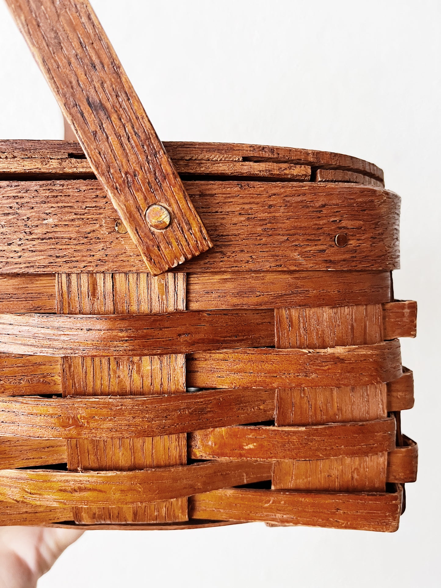 Antique Peterboro Pie Basket