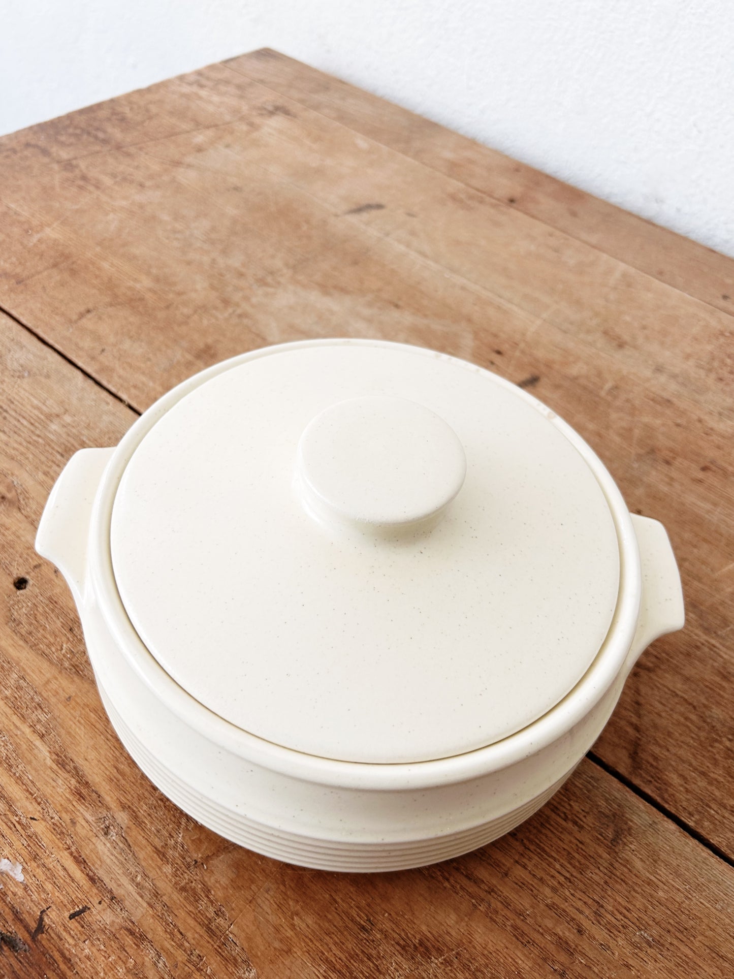 Mid Century Lidded Ceramic Dish