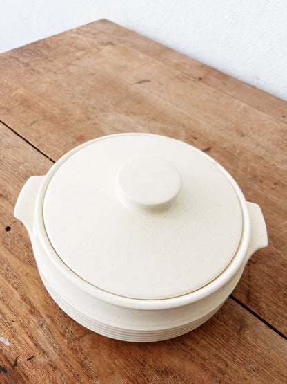 Mid Century Lidded Ceramic Dish