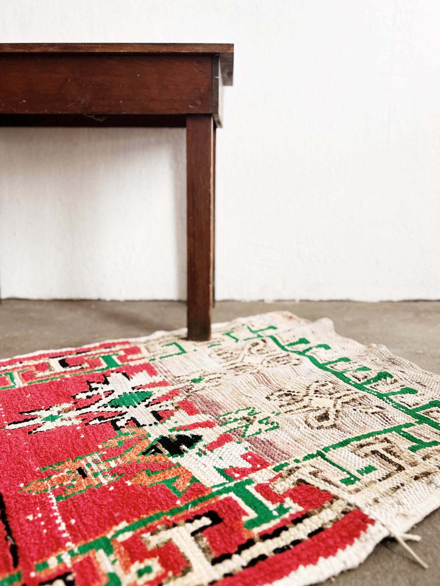 Vintage Boujaad Moroccan Wool Rug