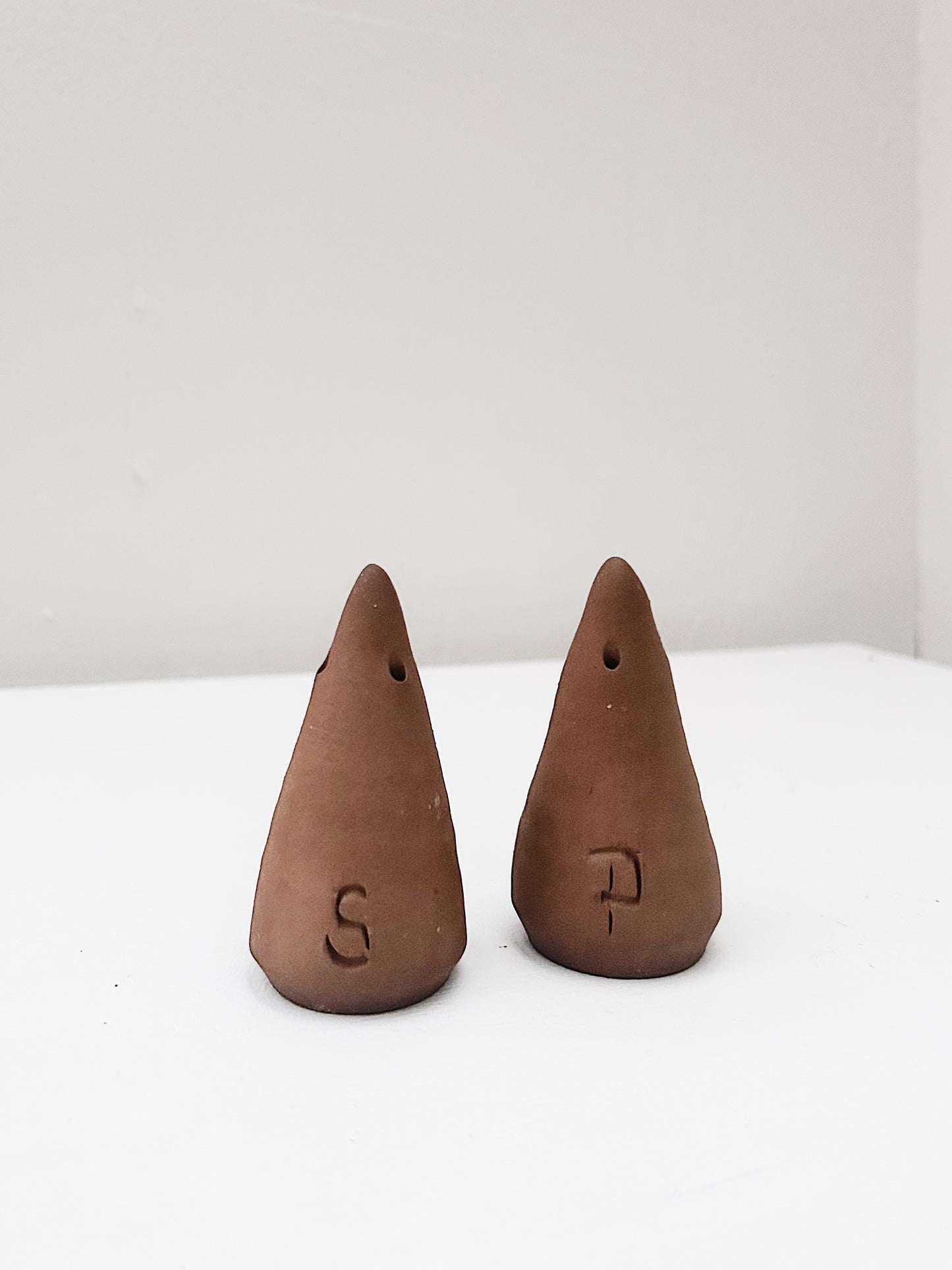 Handmade Salt and Pepper Shakers