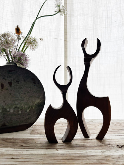 Mid Century Myrtlewood Sculptures