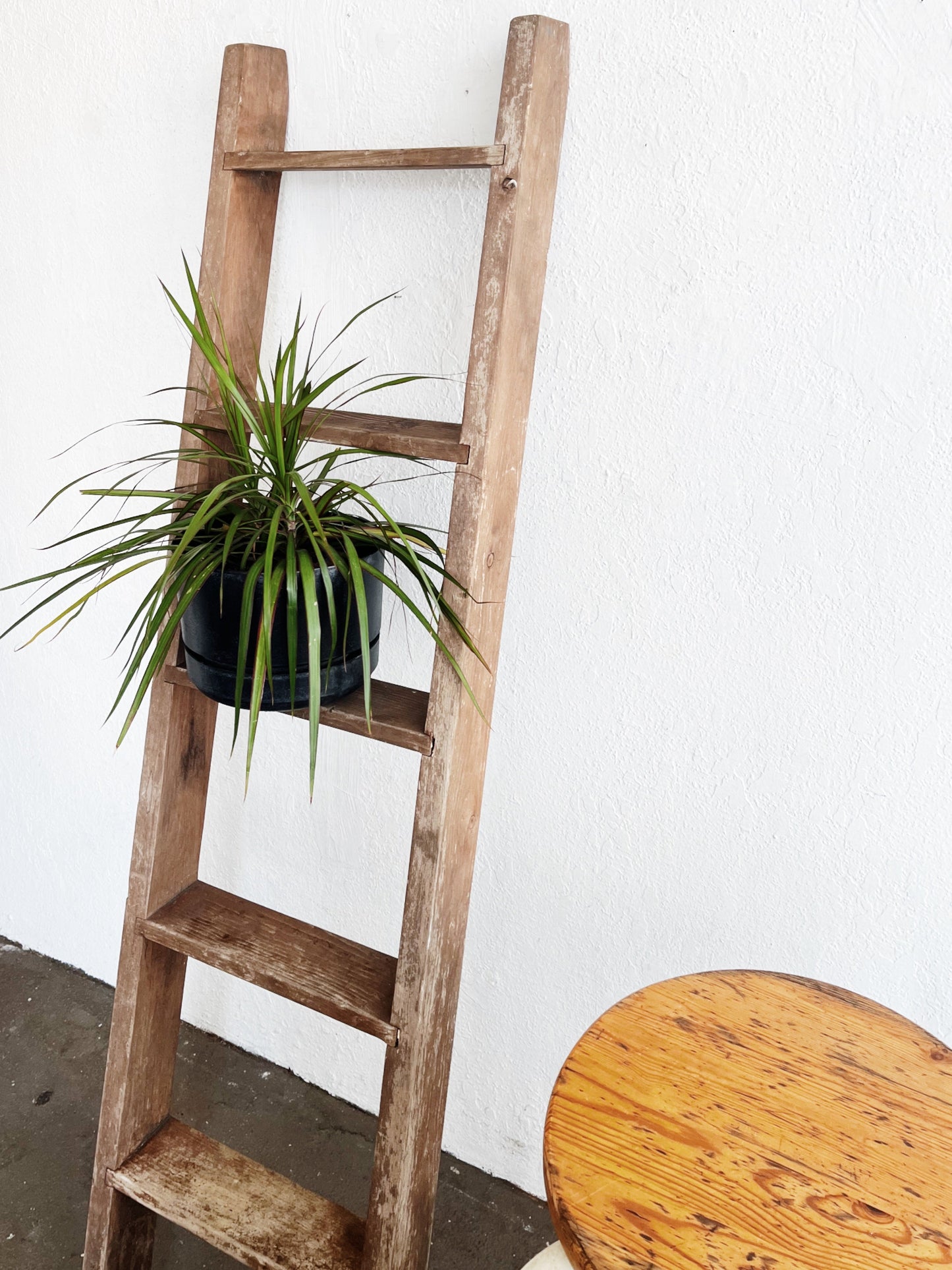 Vintage Wooden Bunk Ladder