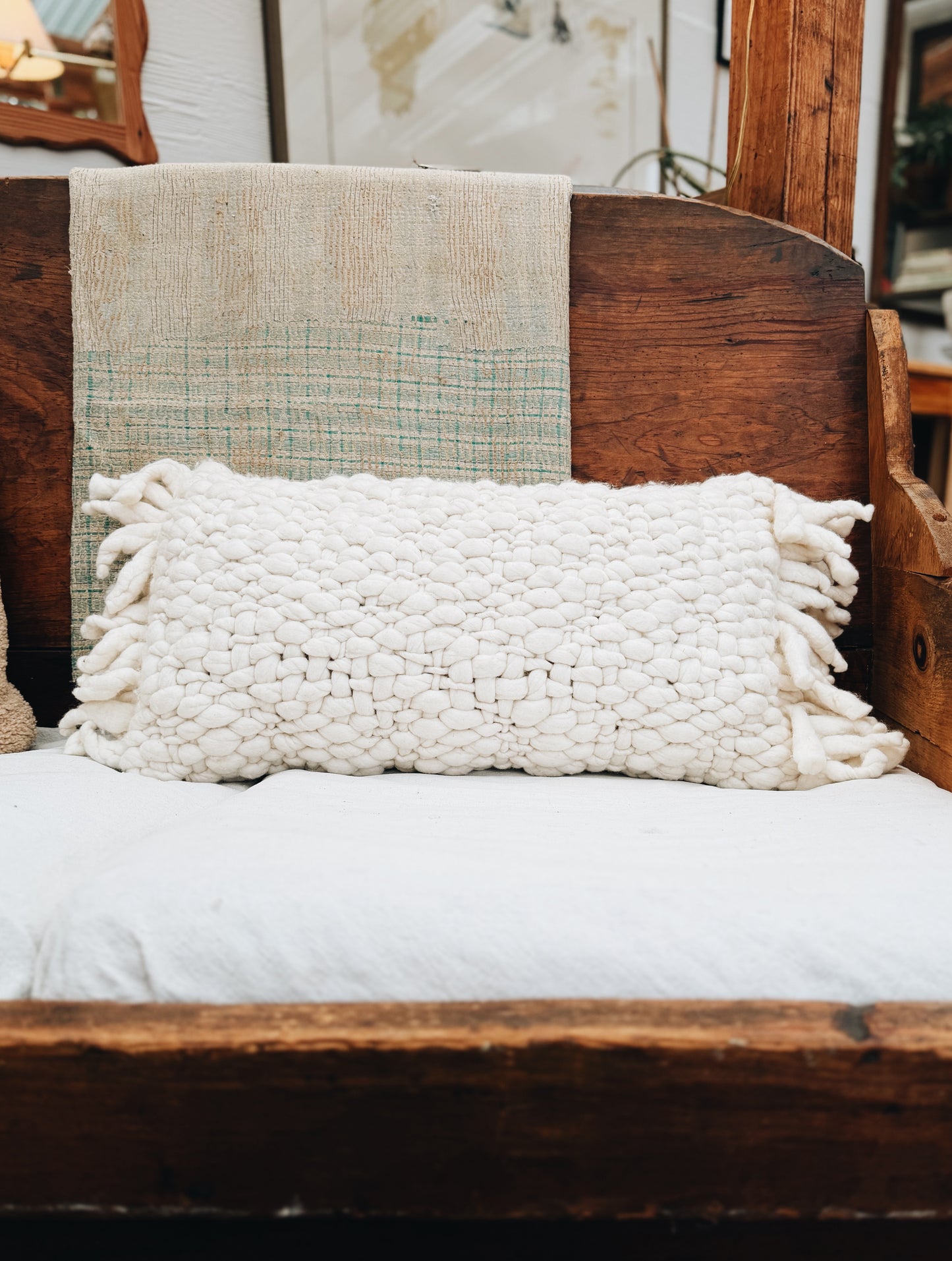 Marino Wool Bolster Pillow