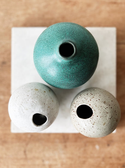 Japanese Miya Pebble Vase