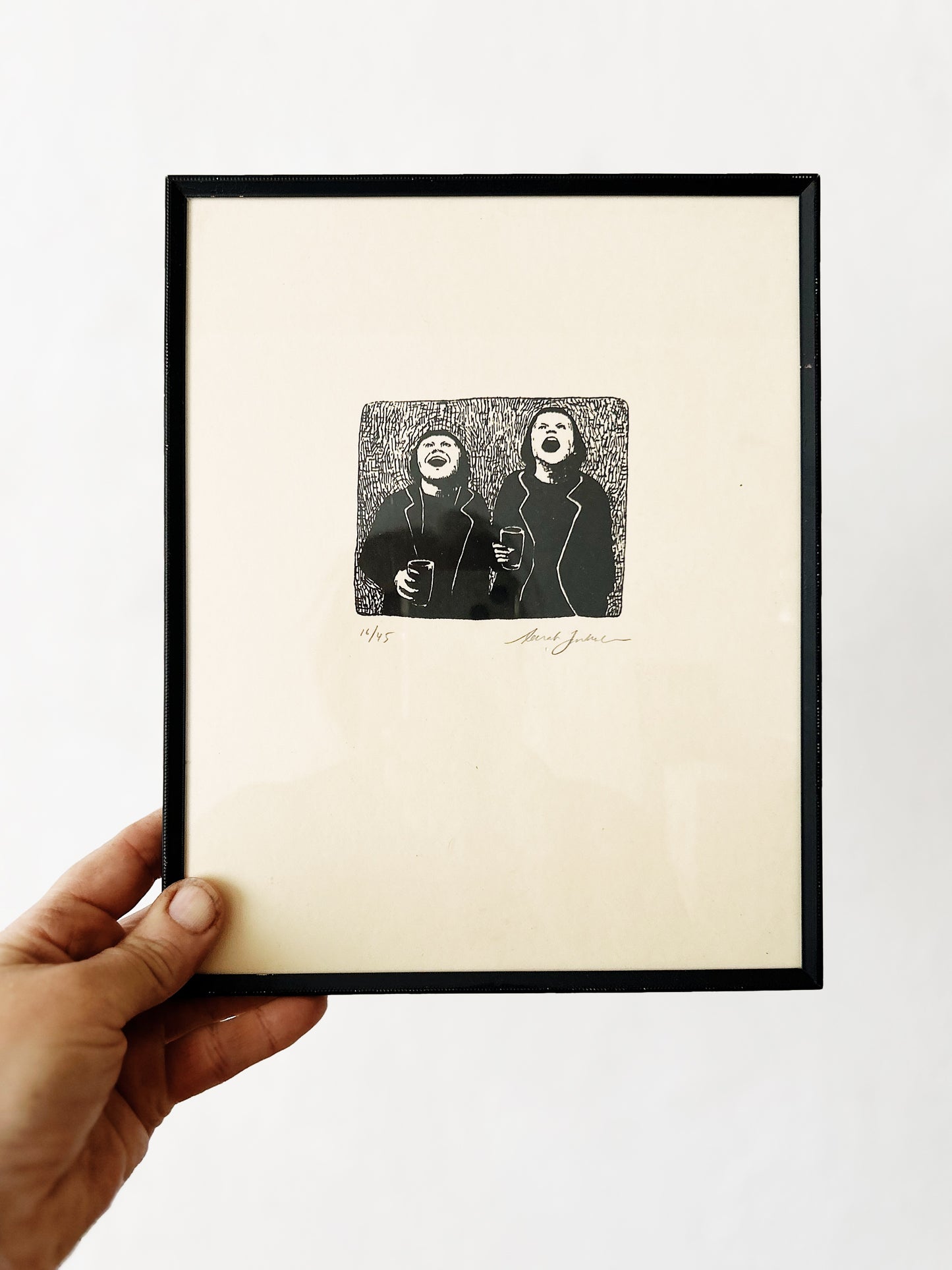 Original Linocut Print