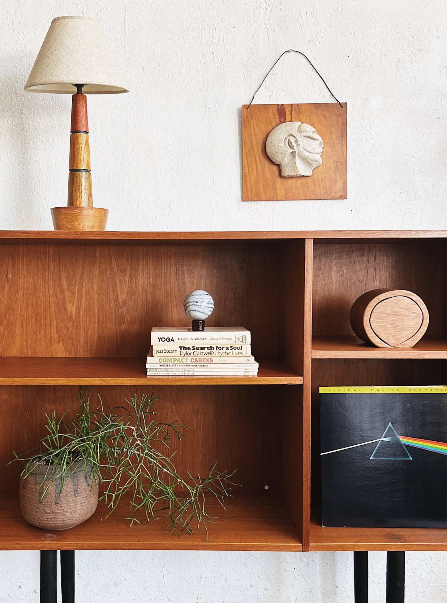 Vintage Folk Art Lamp