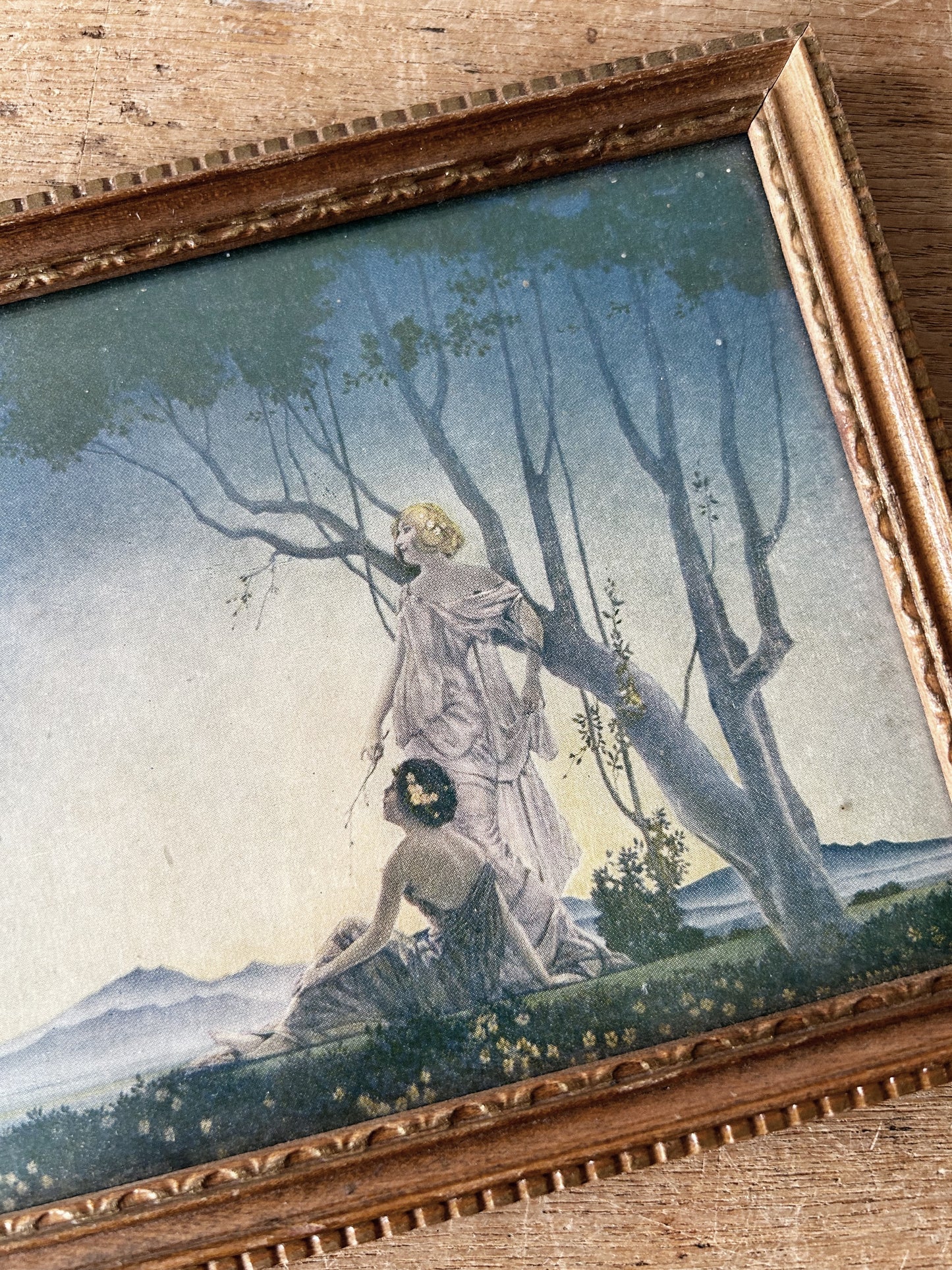 Vintage Framed Maxfield Parrish