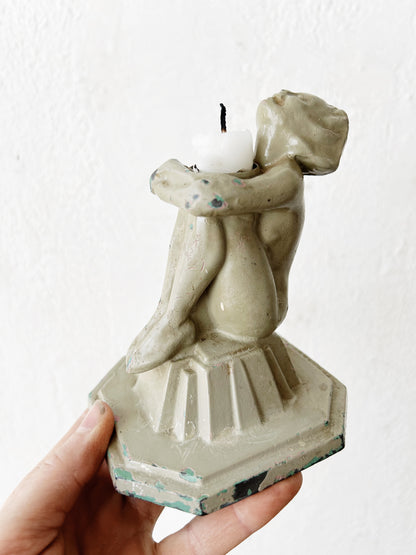 RESERVED Art Deco Era Frankart Cast Iron Lamp Base