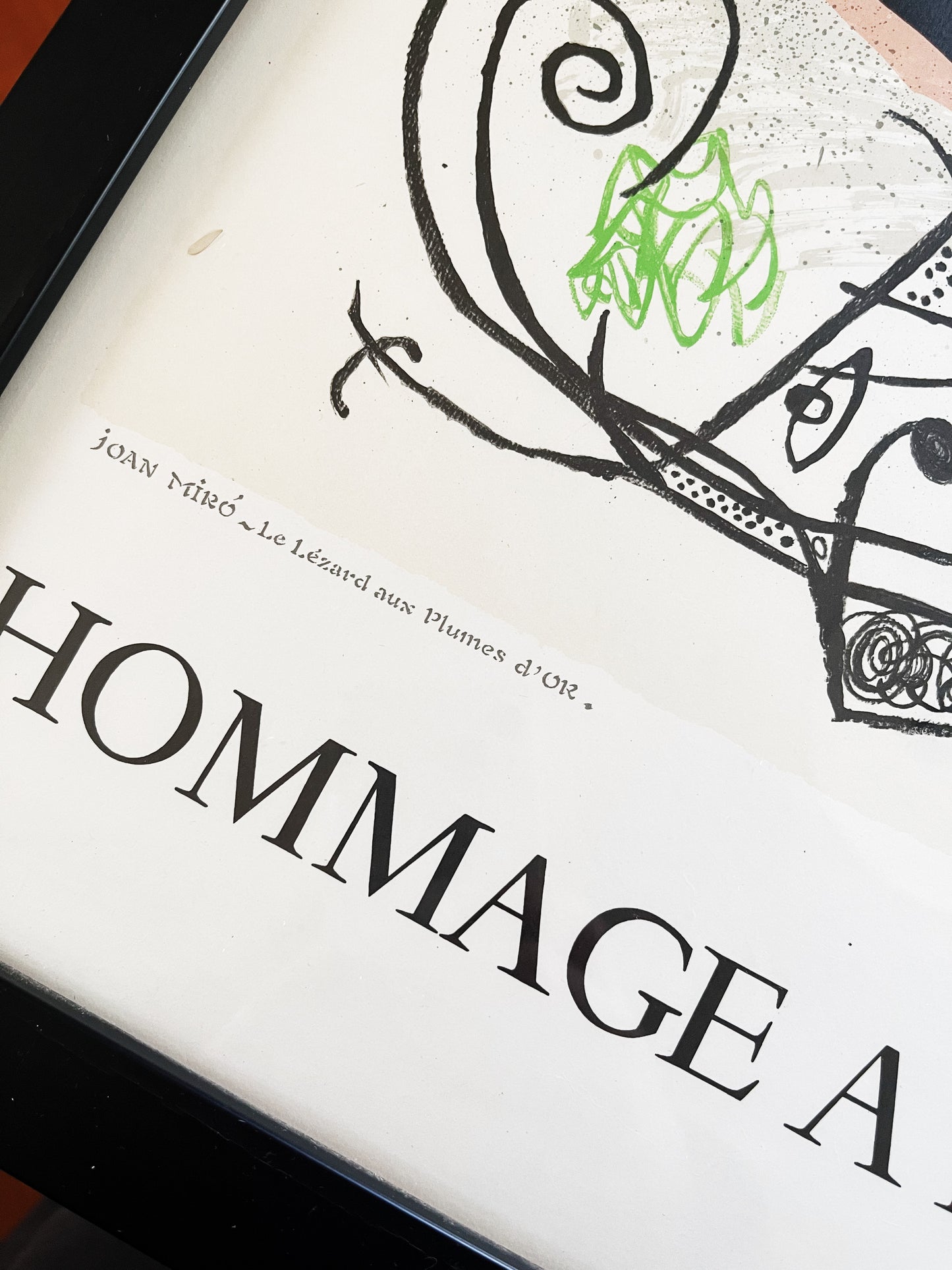 Joan Miro Vintage French Lithograph