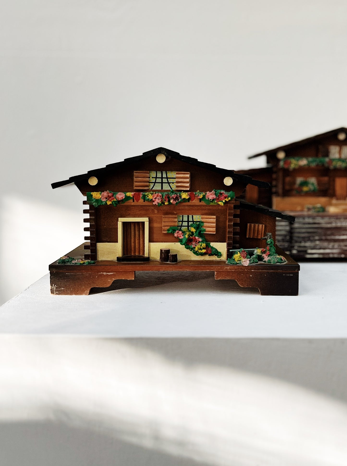 Vintage Swiss Cottage Music Boxes