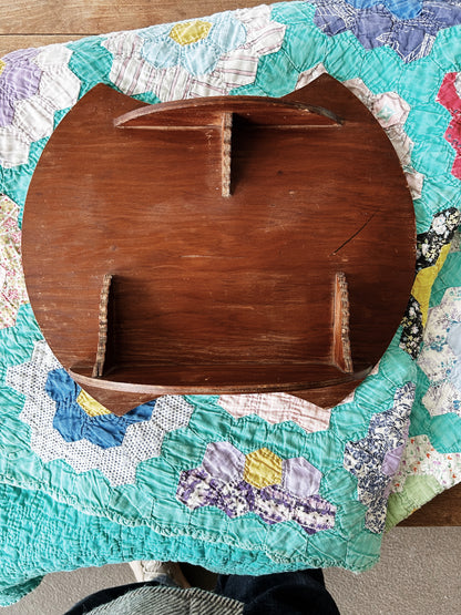 Primitive Handmade Wood Wall Shelf