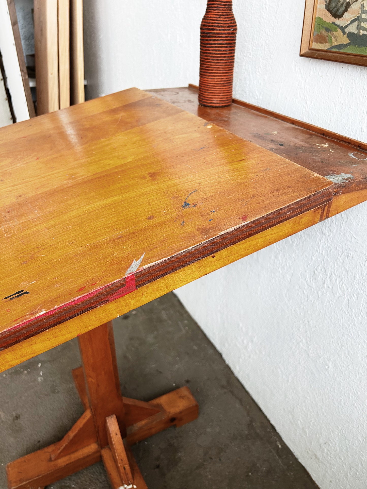 Small Scale Primitive Art Desk