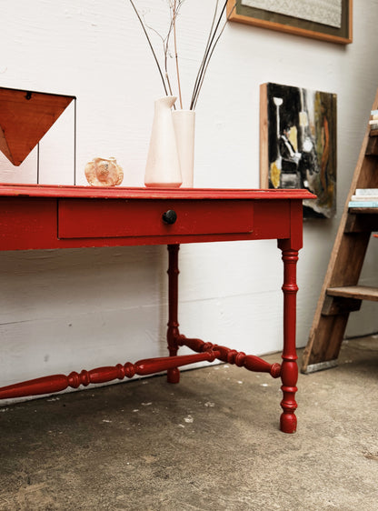 Antique Low Console Table