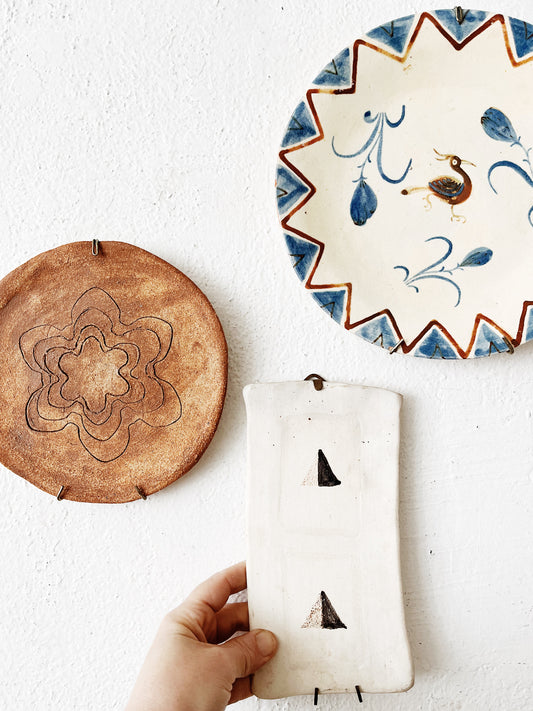Handmade Ceramic Art Plate