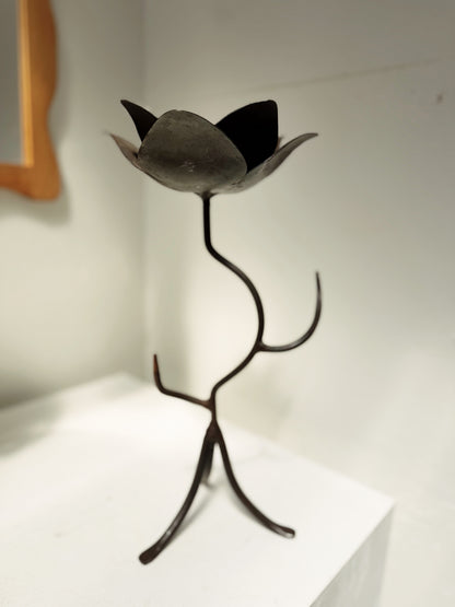 Hand Wrought Figural Candelabra