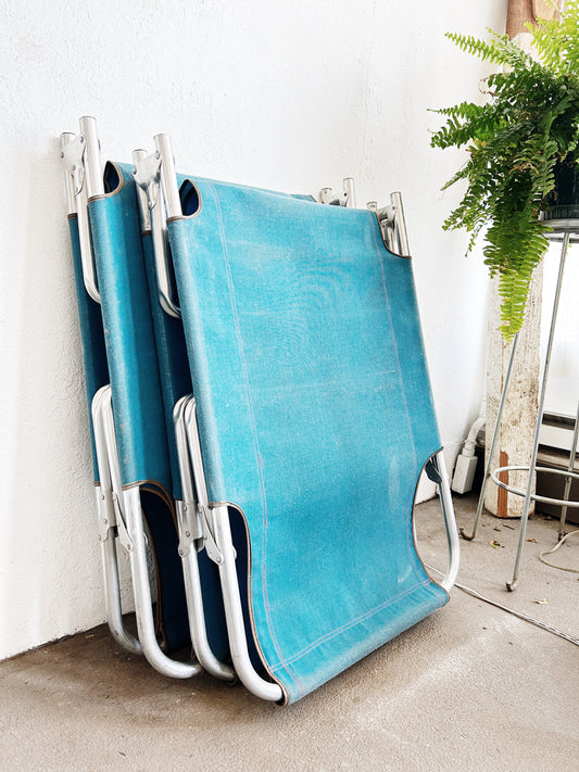 RESERVED Vintage Camp Cots