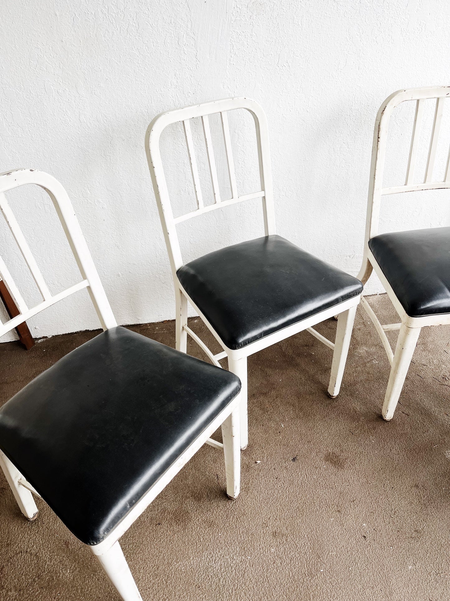 Set of Vintage Naval Chairs