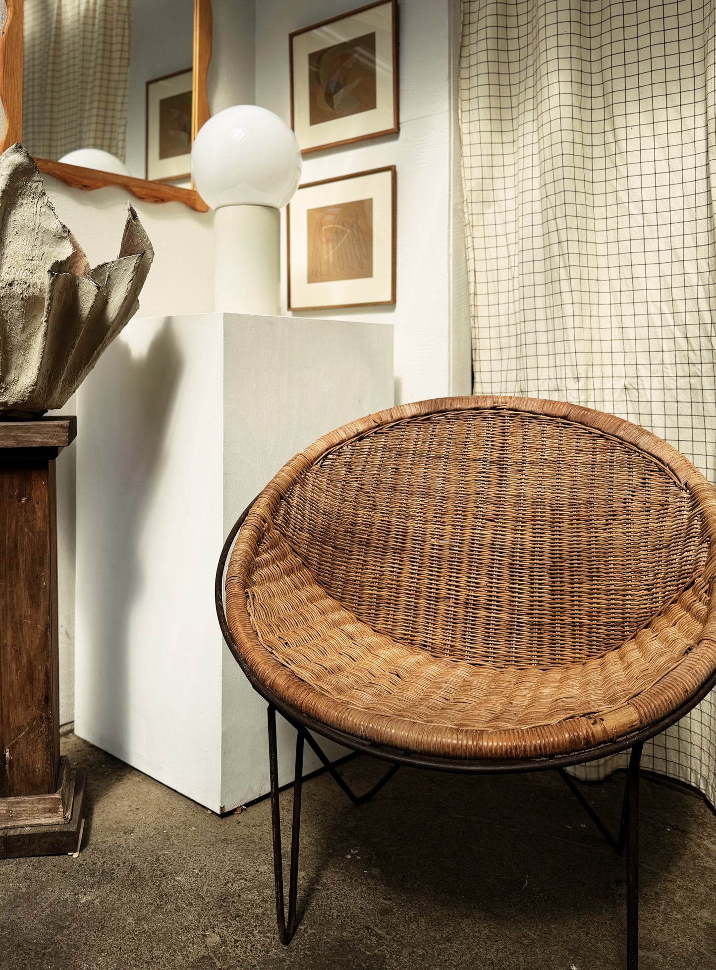 Vintage Hoop Chair