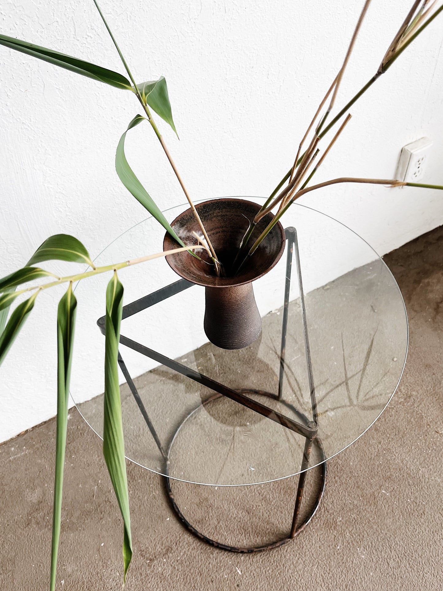 Vintage Iron Side Table