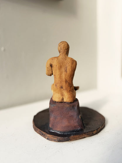 Vintage Male Figural Sculpture