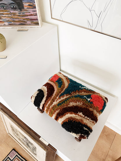 Tufted Eastlake Stool