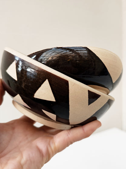 Pair of Handmade Nesting Bowls