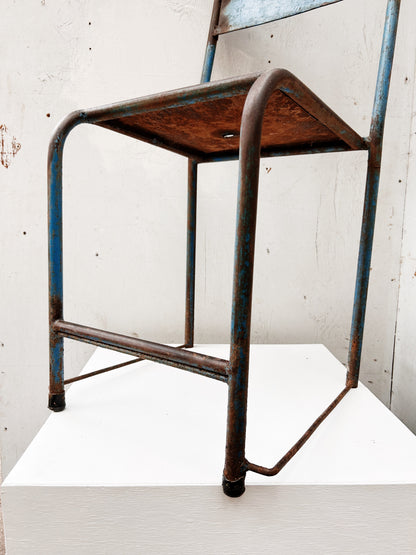 Vintage Industrial Metal Chair