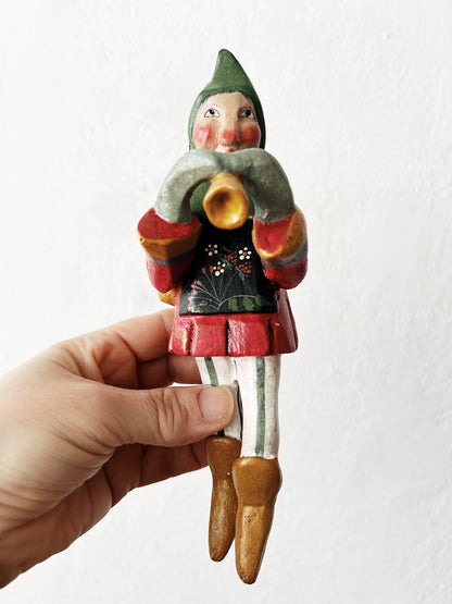 Vintage Denise Calla Folk Art ‘12 Days of Christmas’ Ornament Set