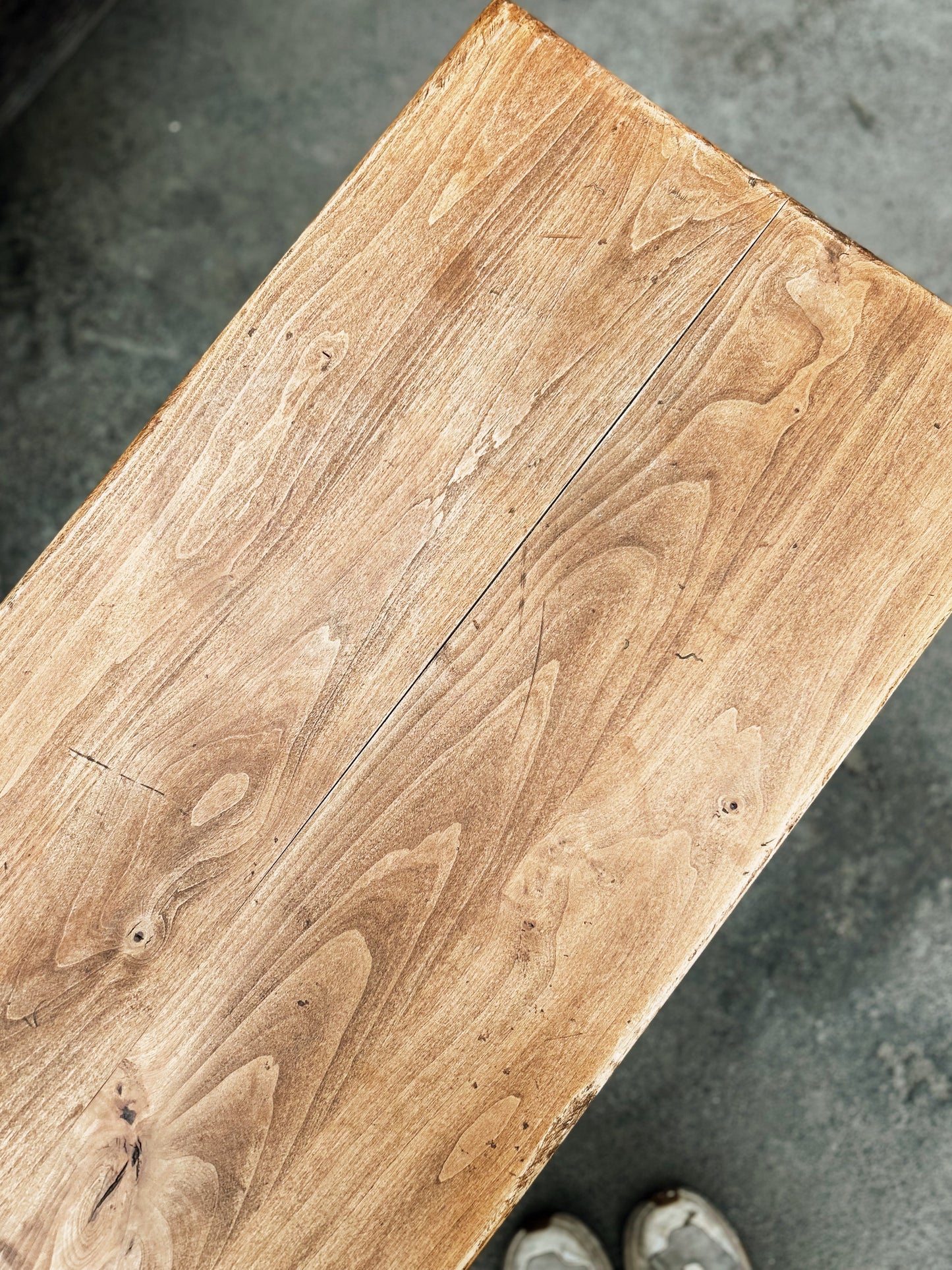 Mid Century Swedish Trestle Coffee Table