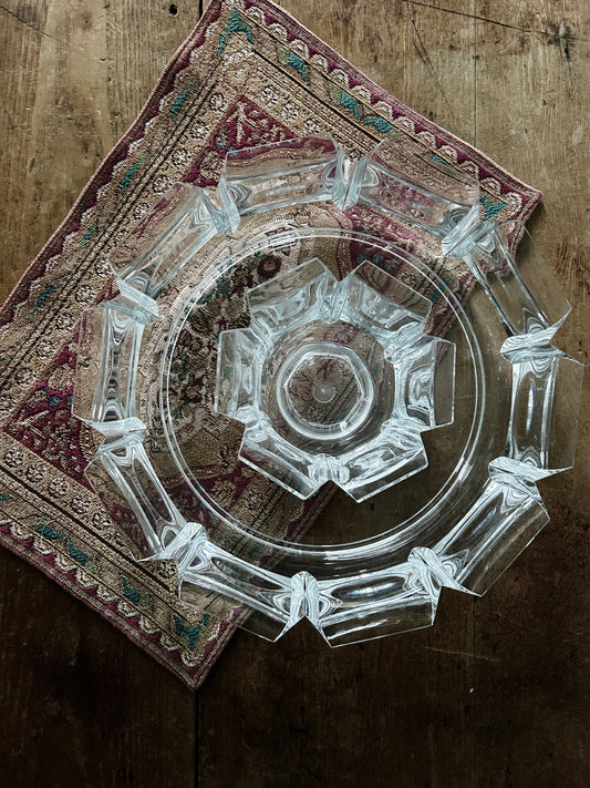 1970’s Grainware Lucite Chip and Dip