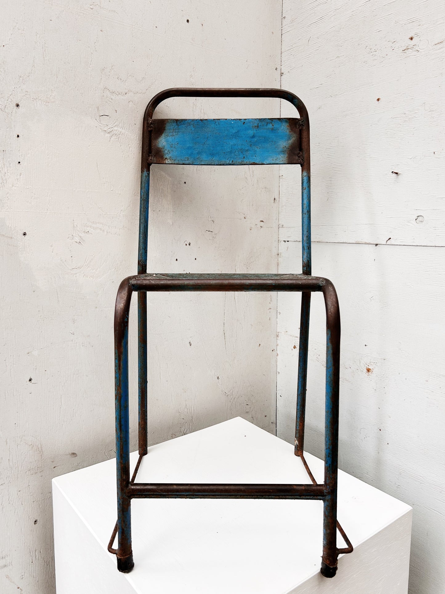 Vintage Industrial Metal Chair