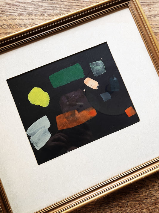 Original Abstract Painting on Paper