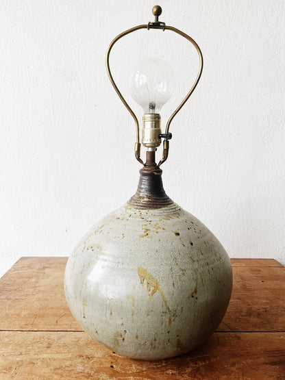 Chunky Mid Century Ceramic Lamp