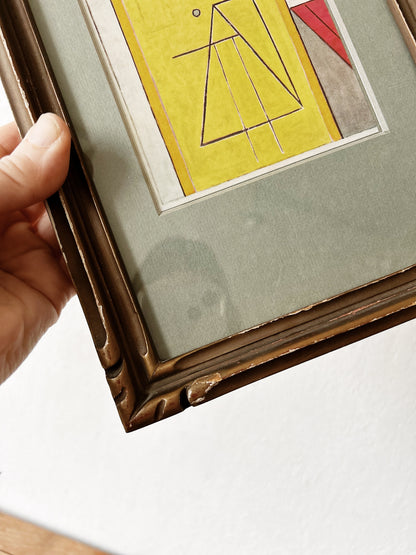 Vintage Picasso Pressed Lithograph