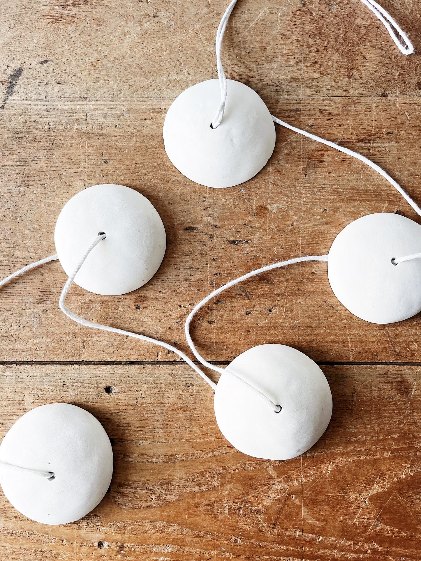 Handmade Ceramic Moon Chimes