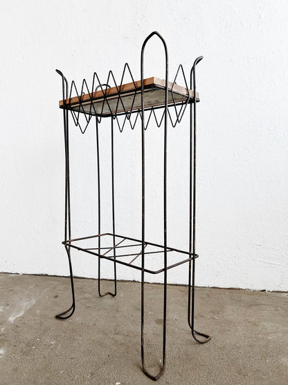 Victorian Era Iron Plant Stand or Bar