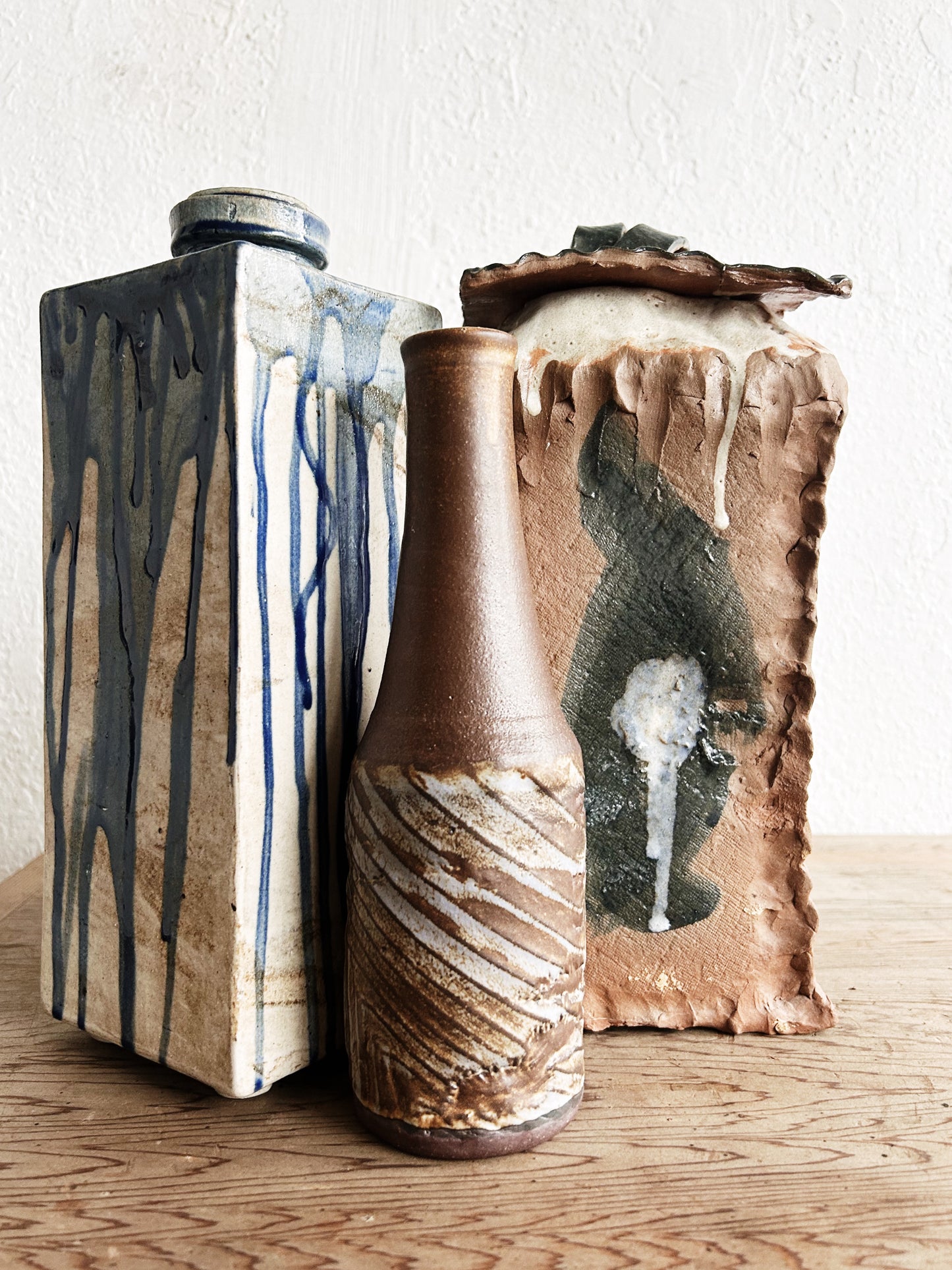 Hand Built Art Pottery Vessel