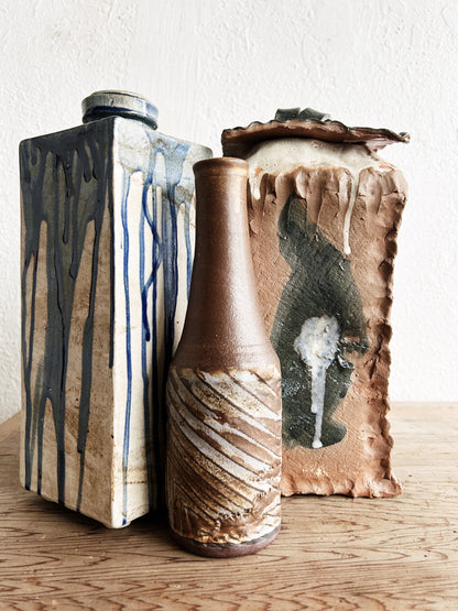 Hand Built Art Pottery Vessel