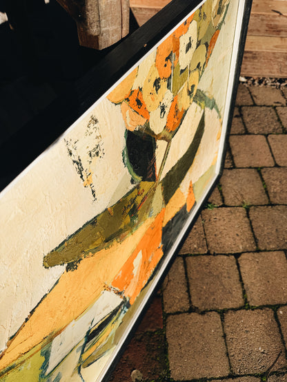 Mid Century Cubist Still Life Painting