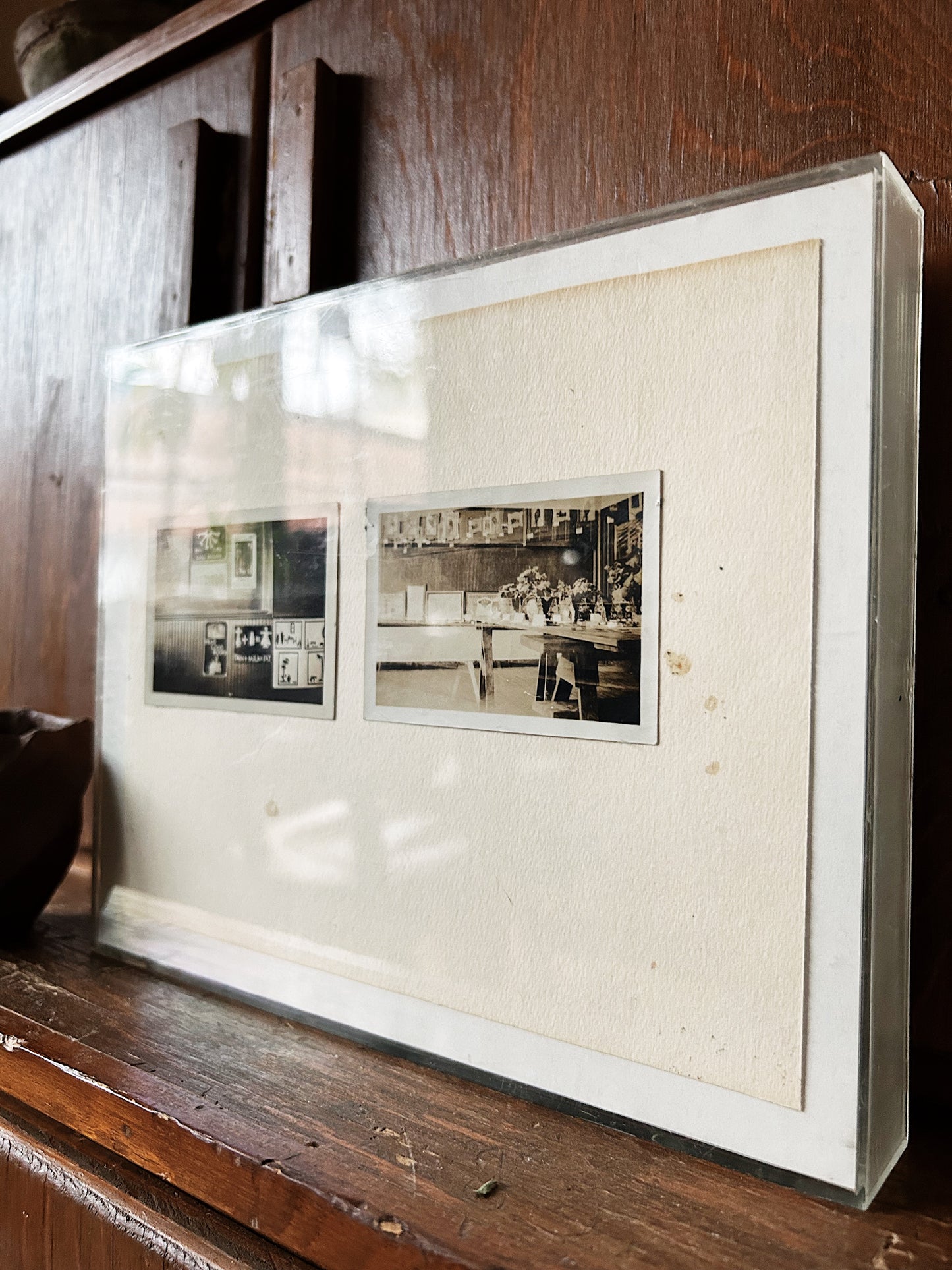 Framed Pair of Quirky Found Photos