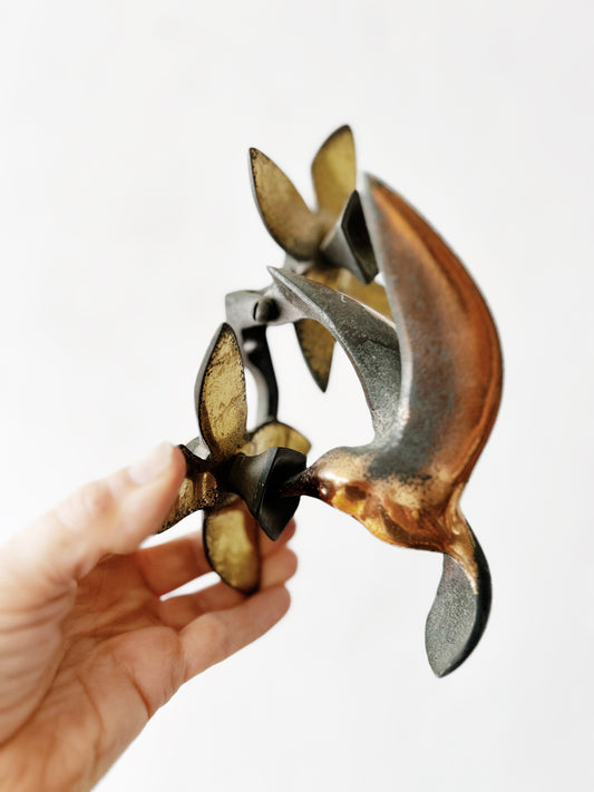 Wonderful Brass Hummingbird Door Knocker