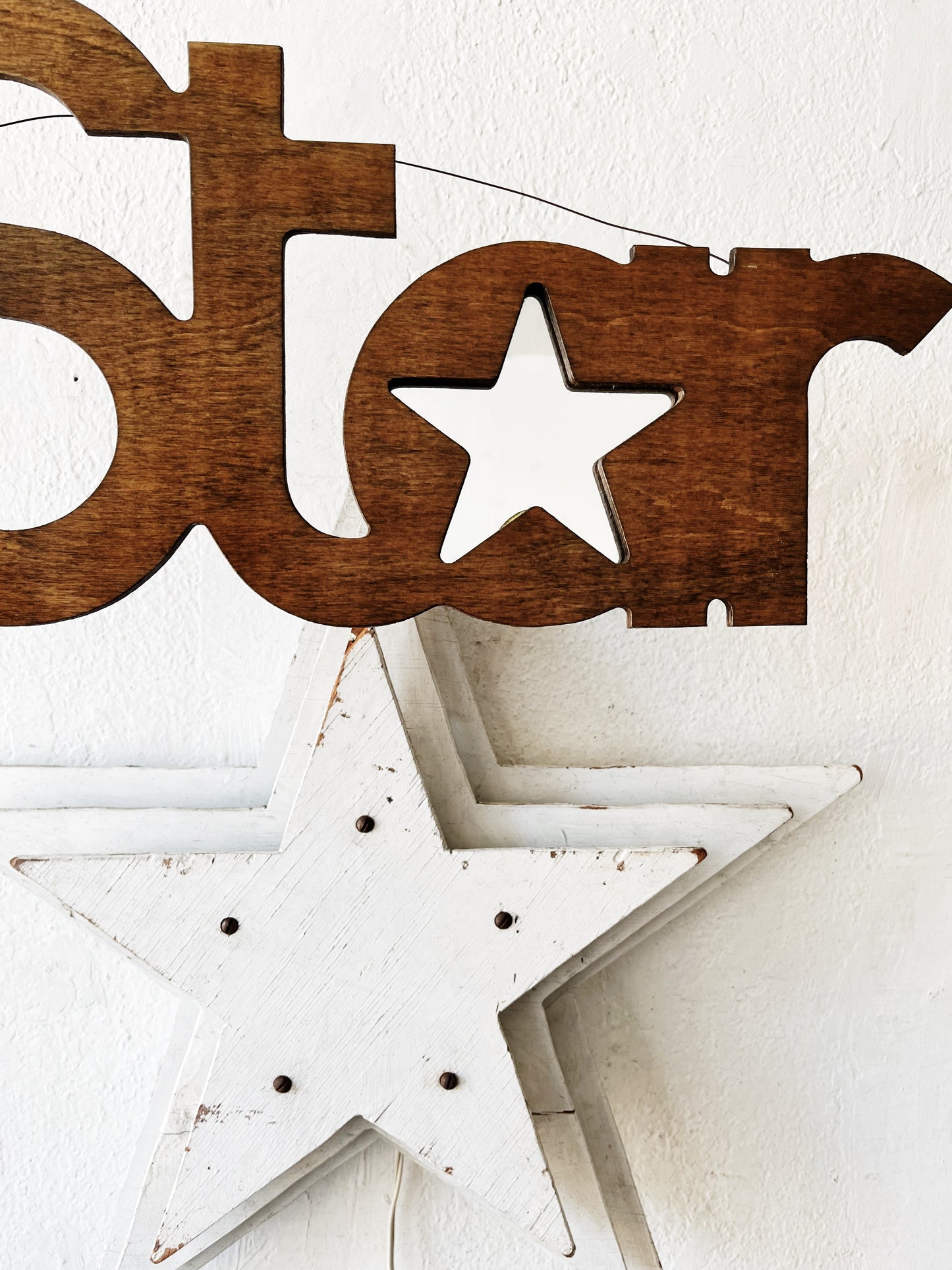 Vintage Illuminated Sign Remnant