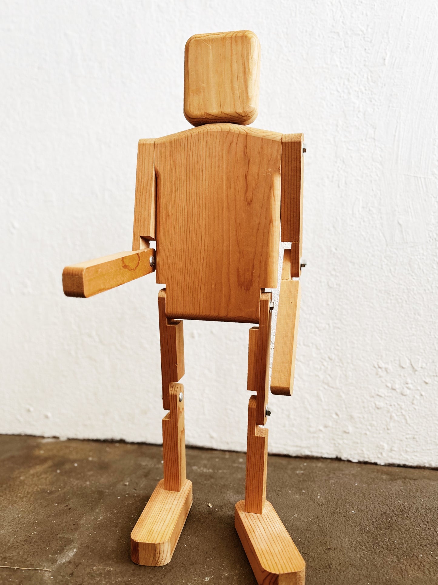 Vintage Modernist Wood Mannequin