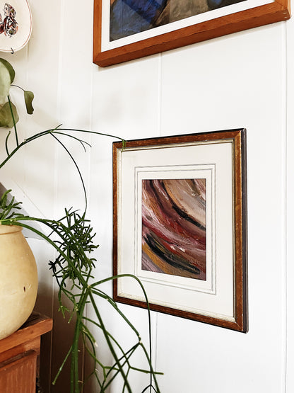 Vintage Abstract Oil Painting