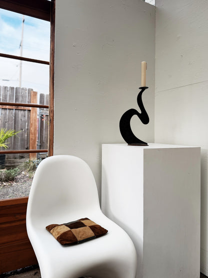Oversized Post Modern Candlestick