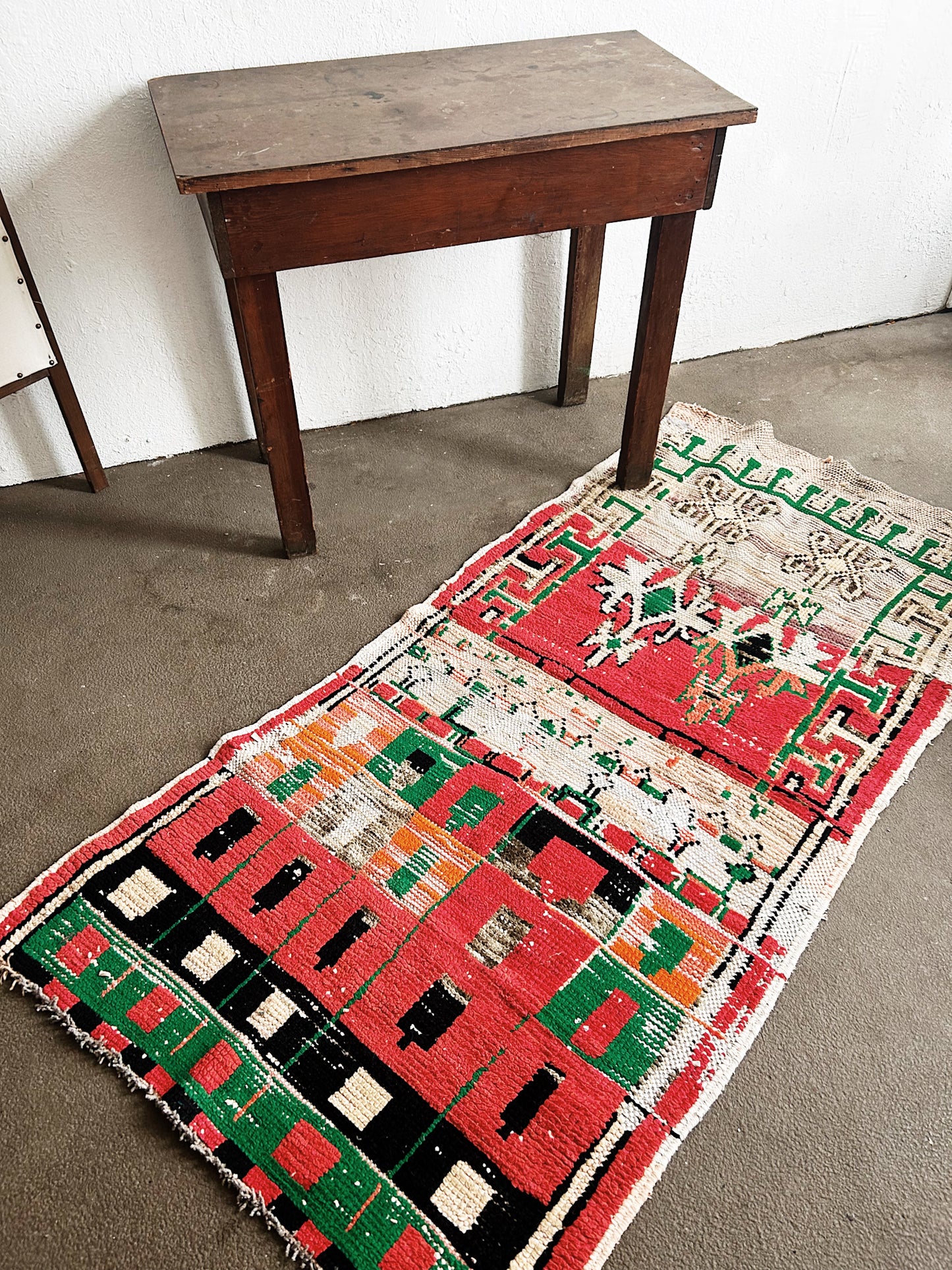 Vintage Boujaad Moroccan Wool Rug