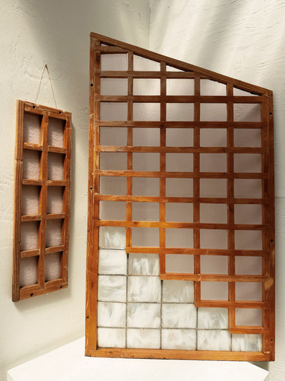 Handmade Vintage Stained Glass Panel