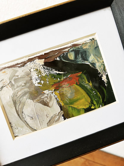 Framed Abstract Oil Painting